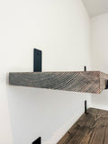 Biddenden | Solid Wood Shelf - Onyx - The Rustic Grove Co.